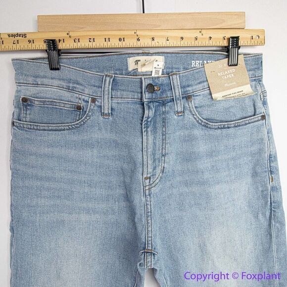 NEW Madewell Relaxed Taper Jeans in Hodgson Wash,‎ 32*28 - Picture 5 of 16
